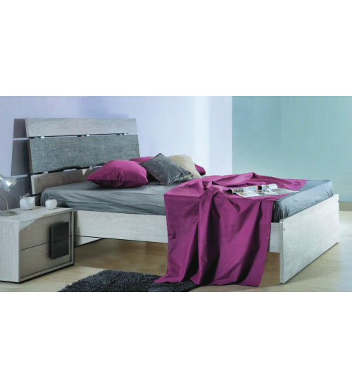 Κρεβάτι Διπλό Νο Line3 Gray
